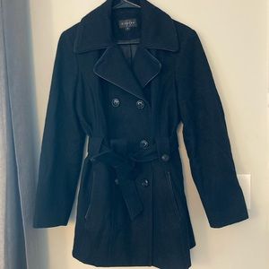 Black Wool Pea Coat